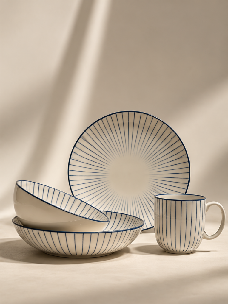 Ceramic production detail and crafted surfaces
